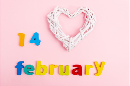 Gift and hearts pink background with, a Holiday Photo by darksoul72