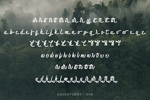 Adventurist - SVG Script Font