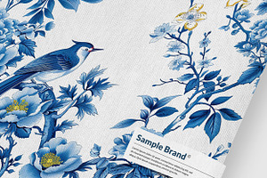 SPRING CHINOISERIE Seamless Pattern