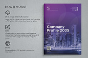 Minimalist Corporate Company Profile, a Brochure Template by Oshin Design (Thumbnail 6 of 6)