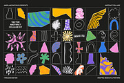 Abstract Collage Vector Clipart Set, an Object Graphic by angelainthefields (Thumbnail 3 of 15)