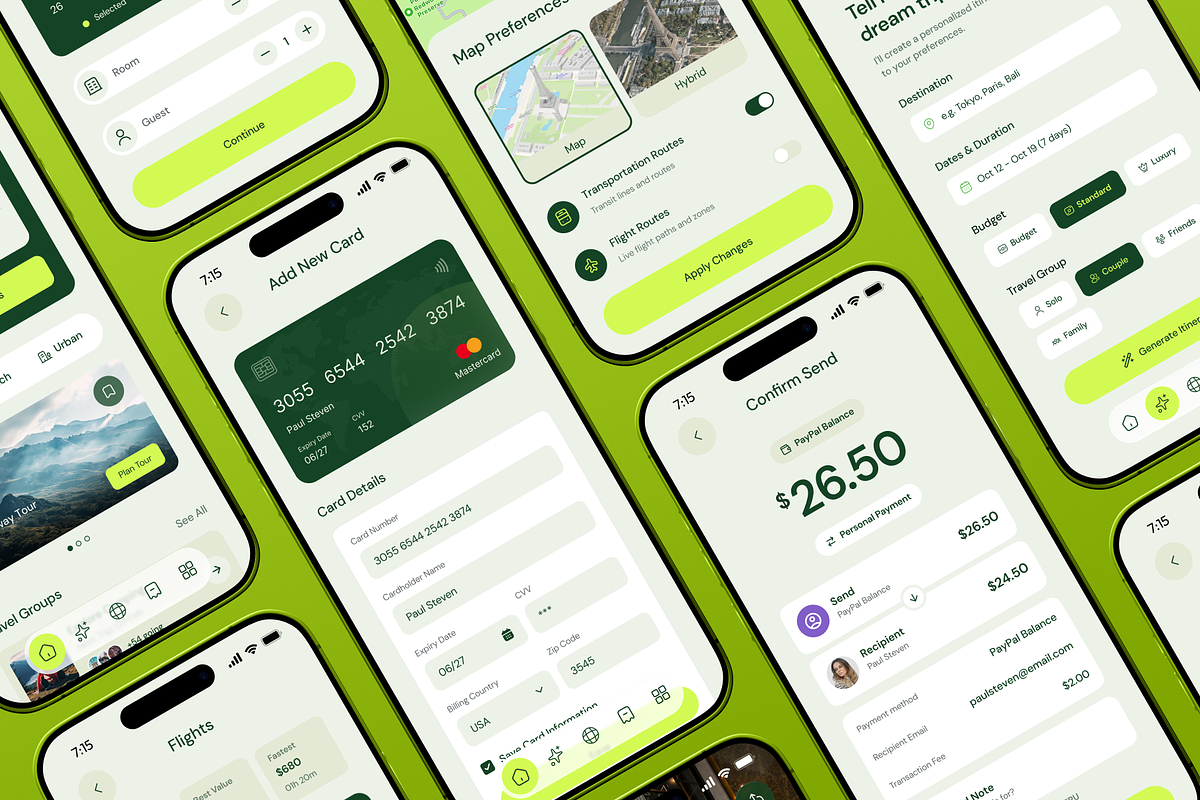 TRU - AI Powered Travel App UI Kit, an UI Kit Template by Brickclay (Photo 10 of 17)