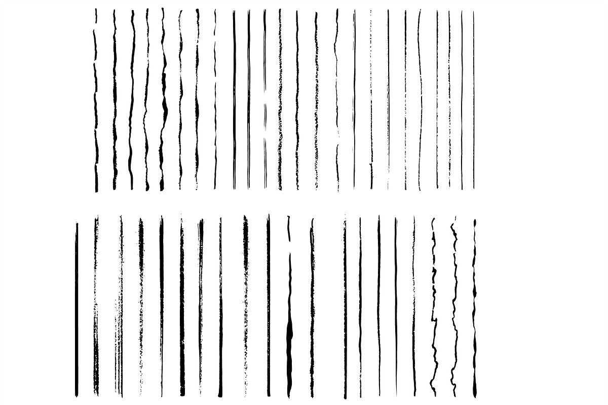 Paint Stroke Brushes. Pen Ink grunge, a Brush Add-On by ZinetroN (Photo 3 of 5)