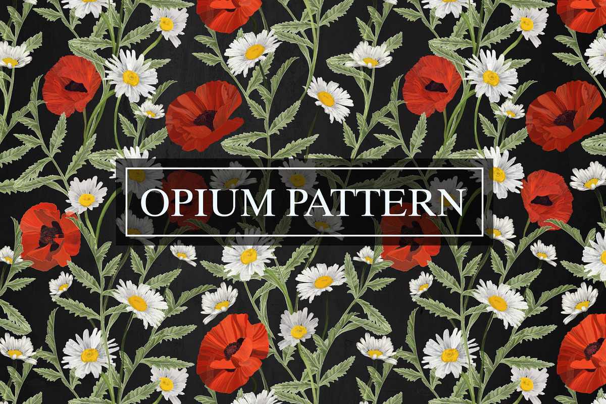 OPIUM PATTERN, a Pattern Graphic by ANAKOTO (Photo 11 of 14)