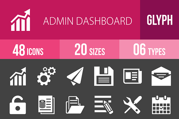 48 Admin Dashboard Glyph Inverted preview 4