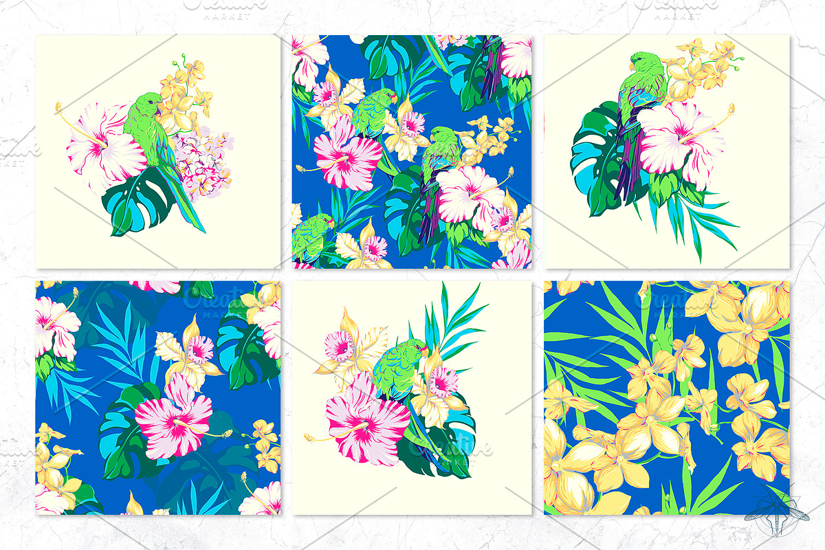 Tropicana | Vector patterns, a Pattern Graphic by Tanya Vollar (Photo 9 of 10)