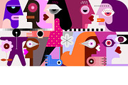 Group Of People Vector Illustration, a Person Illustration by danjazzia (Thumbnail 2 of 2)