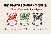 Hand Drawn Whimsical Christmas Icon, an Outline Icon by Baleee (Thumbnail 6 of 7)