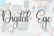 Digital Fonts, a Handwritten Font by InermediaSTUDIO (Thumbnail 5 of 8)
