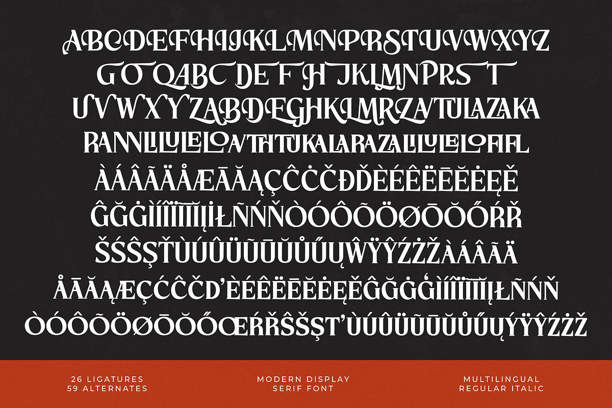 Storm Blokade Modern Display Serif, a Serif Font by timelesstype.co (Photo 18 of 20)