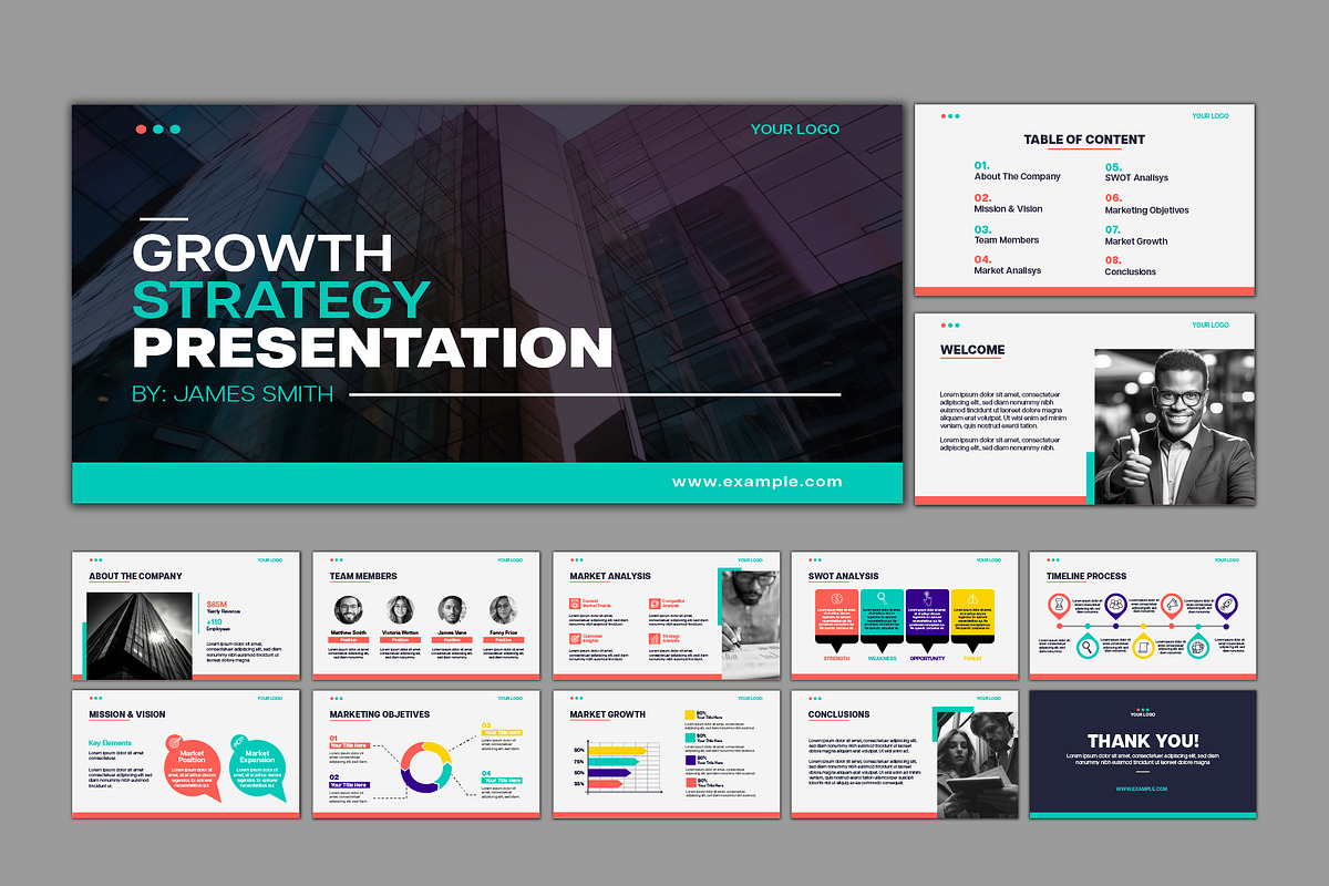 Business Strategy Presentation, a Templates & Theme by studiogstock (Photo 1 of 4)