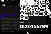Deckard Typeface, a Sans Serif Font by Bruno. (Thumbnail 6 of 7)