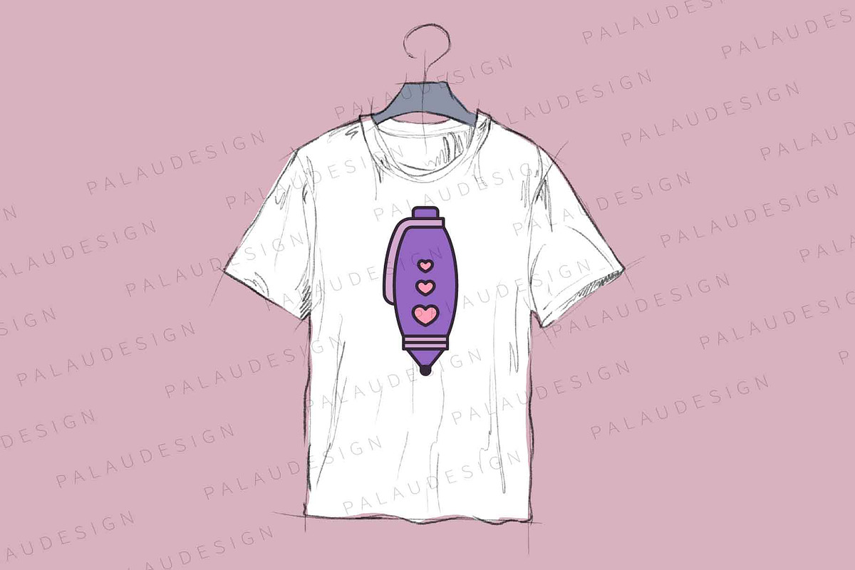 Cute Kawaii School Pens Supplies, an Education Illustration by Palau (Photo 4 of 12)