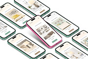 ALL 3D iPHONE MOCK-UP BUNDLE VOL-1, an iPhone Mockup by Graphicsworld125 (Thumbnail 9 of 62)
