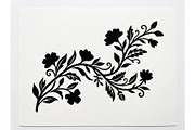 Elegant Floral Vine Silhouette, an Object Graphic by Creativeshirt (Thumbnail 3 of 3)