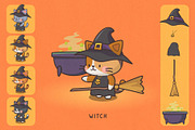 Cats in Costumes: Halloween Edition, an Illustration by Green Room Media (Thumbnail 24 of 27)