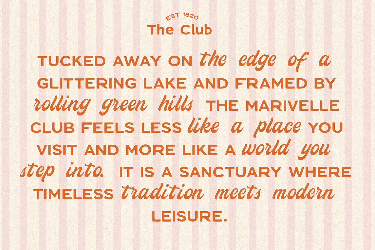 Handwritten Vintage Font Duo Sans, a Handwritten Font by Laras Wonderland (Photo 2 of 16)