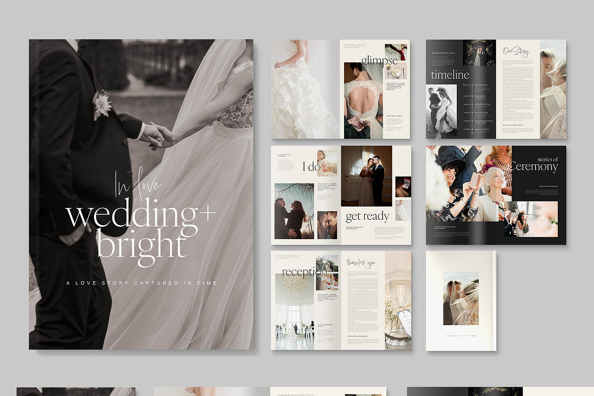 Wedding Day Magazine Template, a Brochure Template by BrandPacks (Photo 5 of 5)