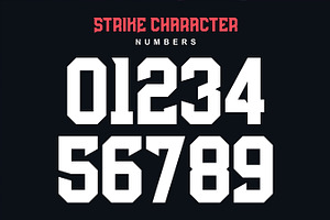 Strike - ESport Game Font