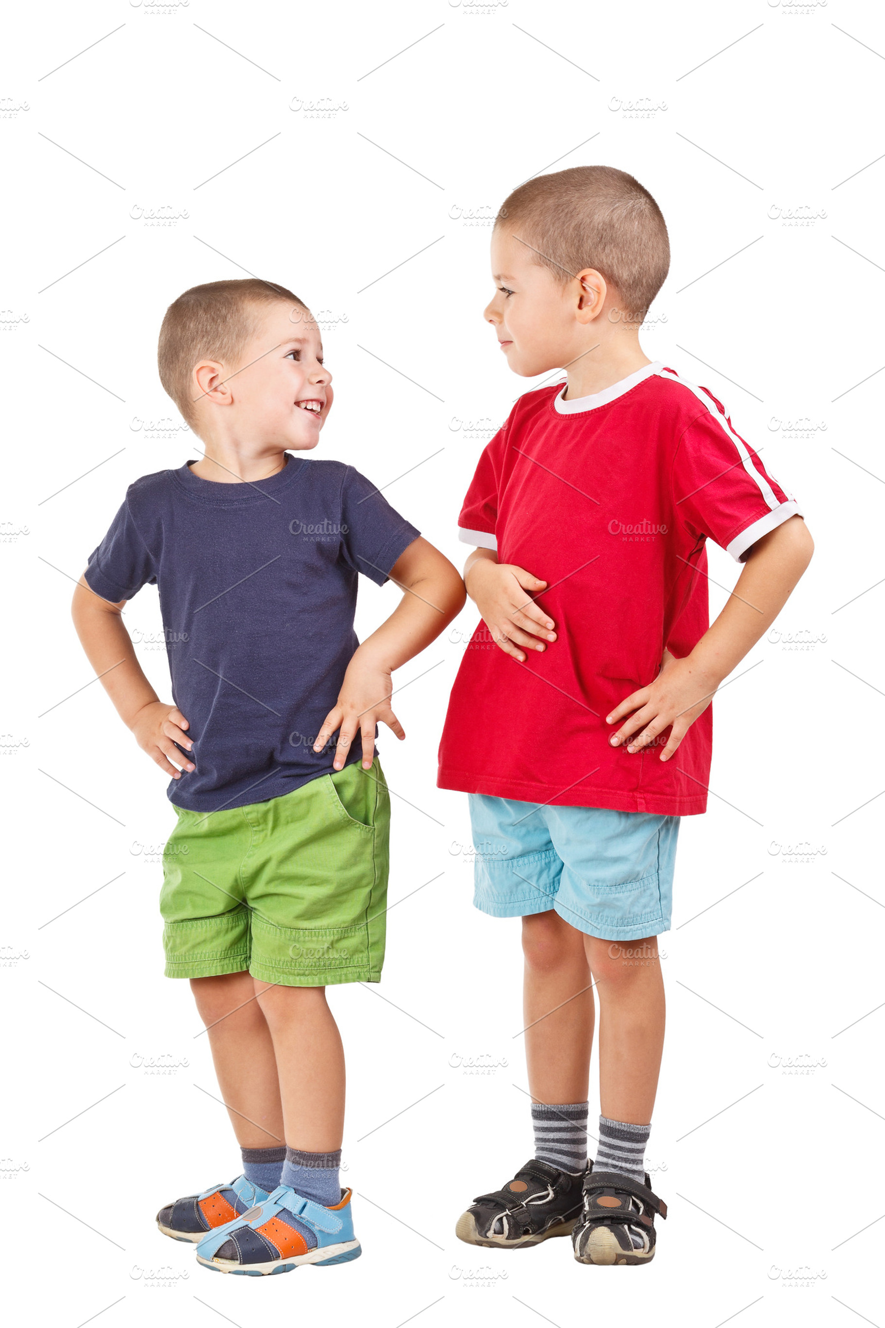 Two funny brothers featuring adorable, arms, and beautiful