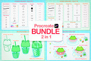 Cute Frog Procreate Brushes Bundle, a Brush Add-On by InkPrintsTattoo (Thumbnail 2 of 10)