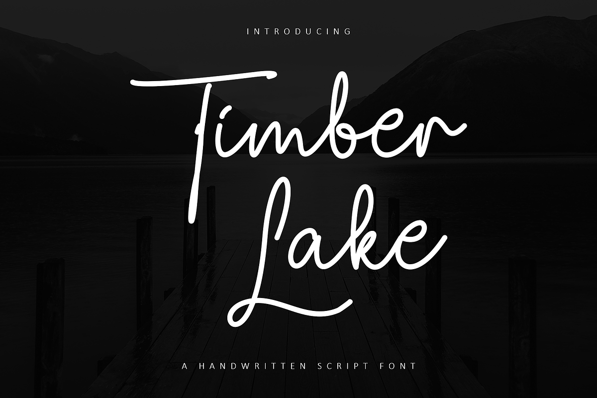 Timber Lake, a Script Font by RT Studio (Photo 1 of 8)