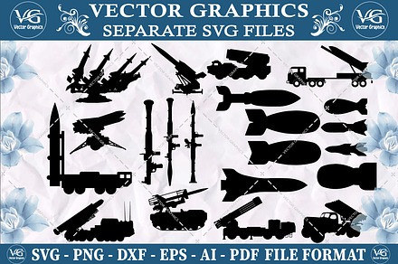 Rocket SVG, Space Bundle design