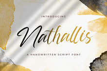 Nathallis - Handwritten Font