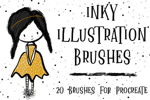 Ink Illustration Brushes Procreate