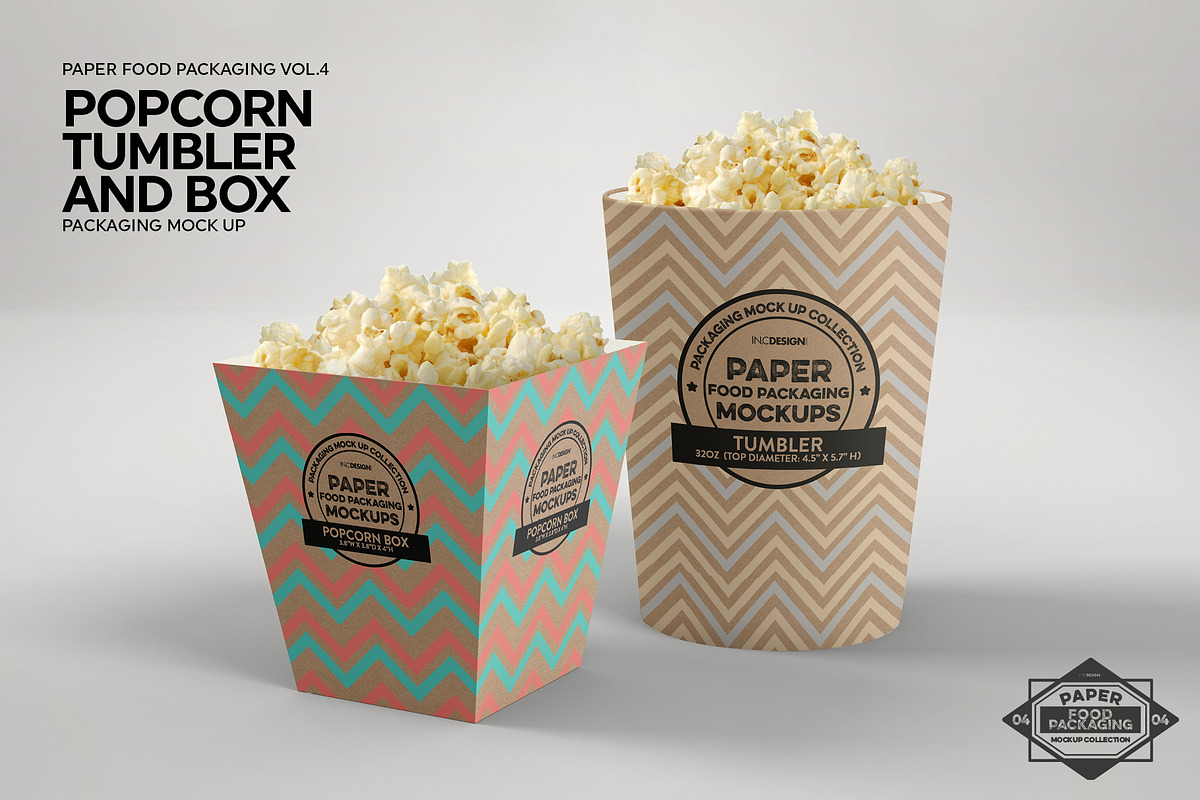 VOL.4: Food Box Packaging Mockups, a Packaging Mockup by INCDesign (Photo 16 of 21)