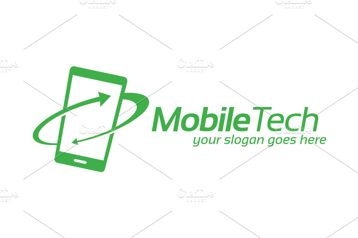 Mobile Sync Symbol Design, a Branding & Logo Template by Toko Pak Sabar (Photo 5 of 6)