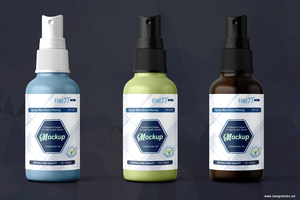 Spray Mist Bottle Mock-up, a Product Mockup by idesignstudio (Photo 4 of 6)