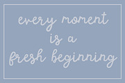 Happy Dance Monoline Script Font, a Script Font by Kellie Jayne Studio (Thumbnail 5 of 8)