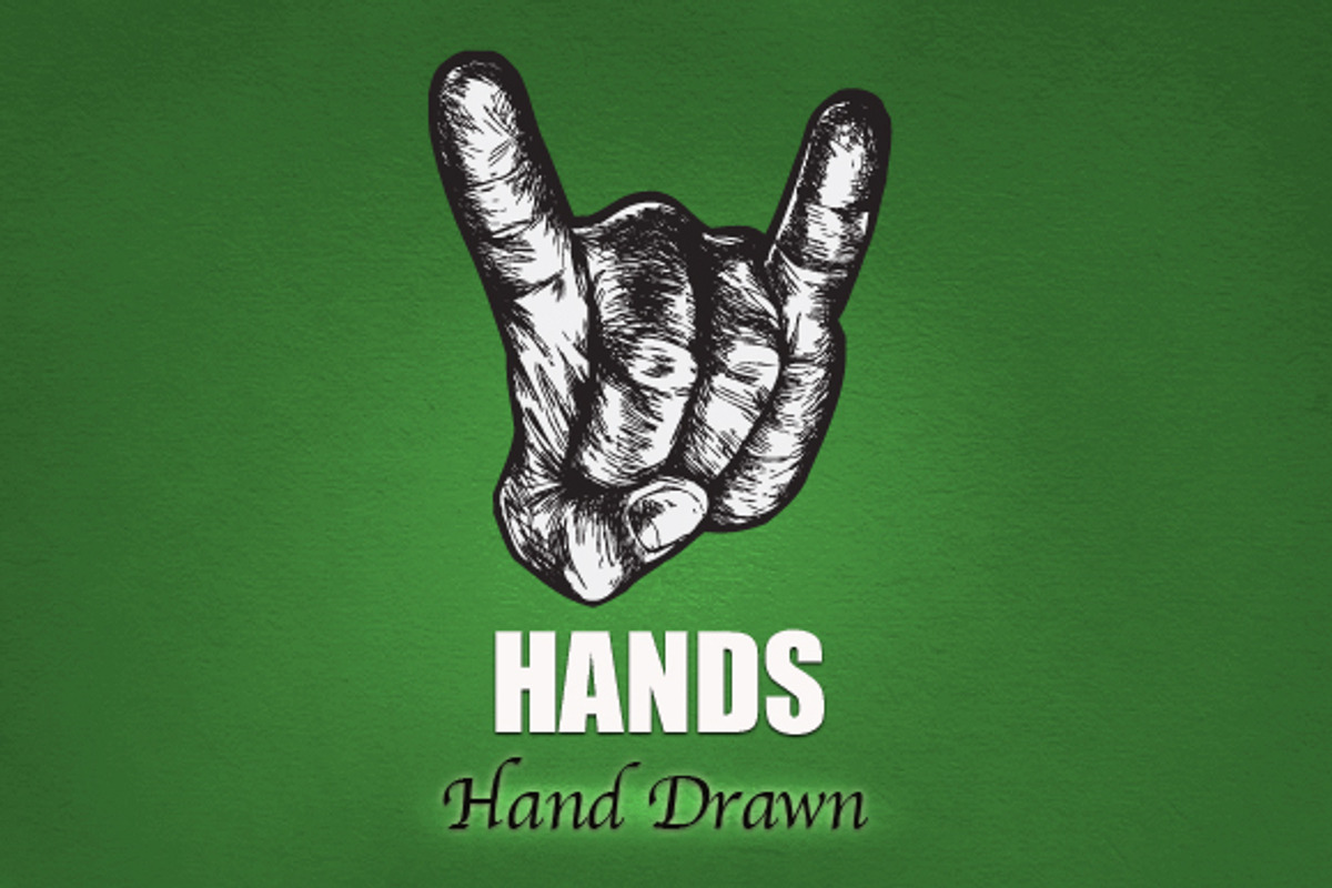 HANDS - Hand Drawn, an Illustration by BusOne (Photo 2 of 2)