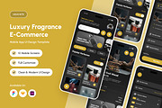 Veloura - Luxury Fragrance Store App, an App Template by productype1 (Thumbnail 1 of 5)
