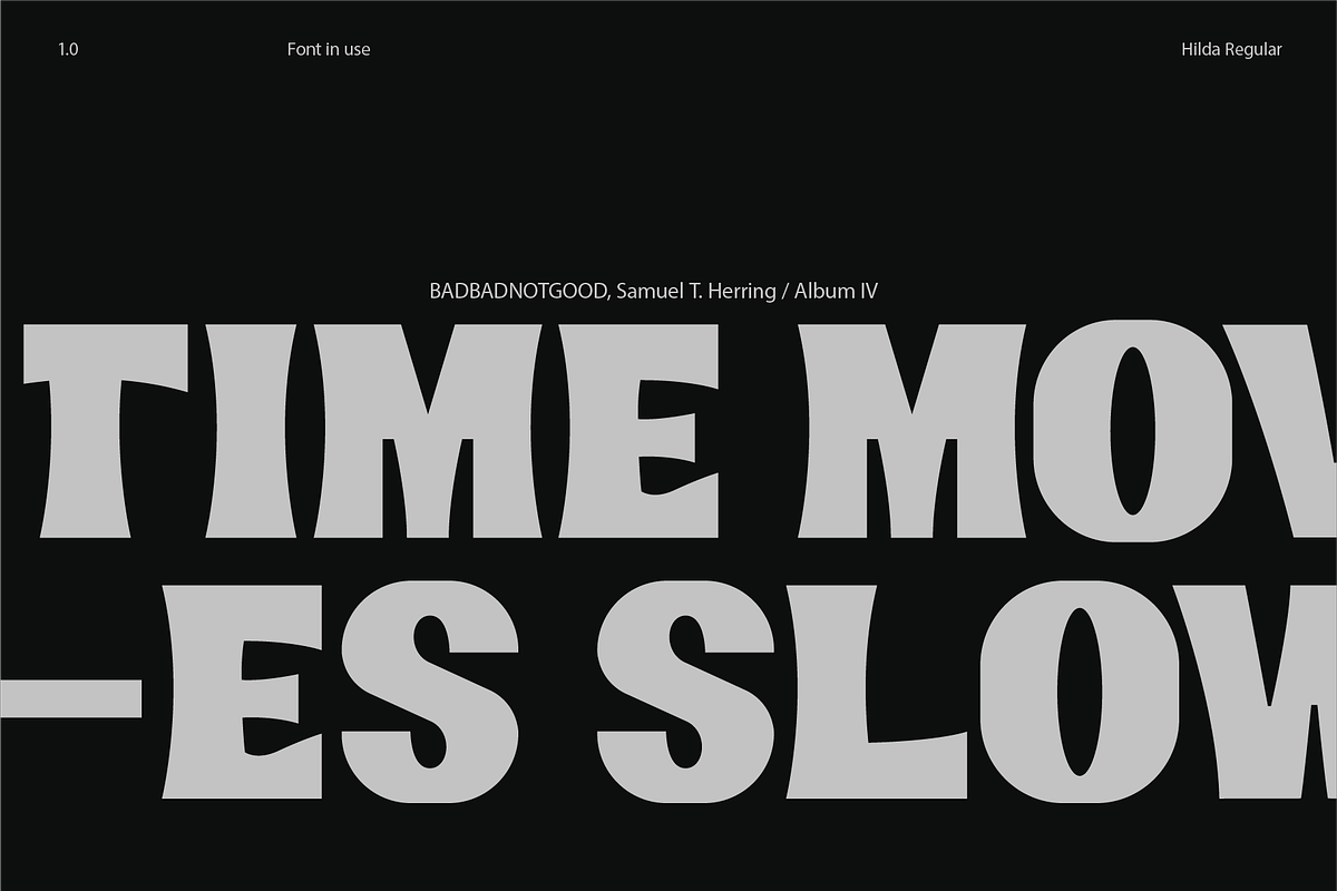 Hilda Typeface, a Font by Bartosz Bugaryn (Photo 7 of 8)