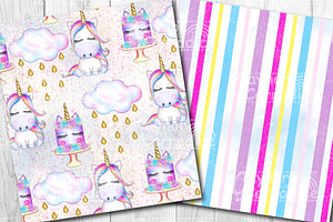 Unicorn Party Pattern Collection