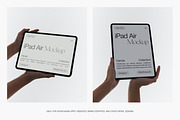 iPad Air in Hand Mockups, an iPad Mockup by Feel This (Thumbnail 7 of 8)