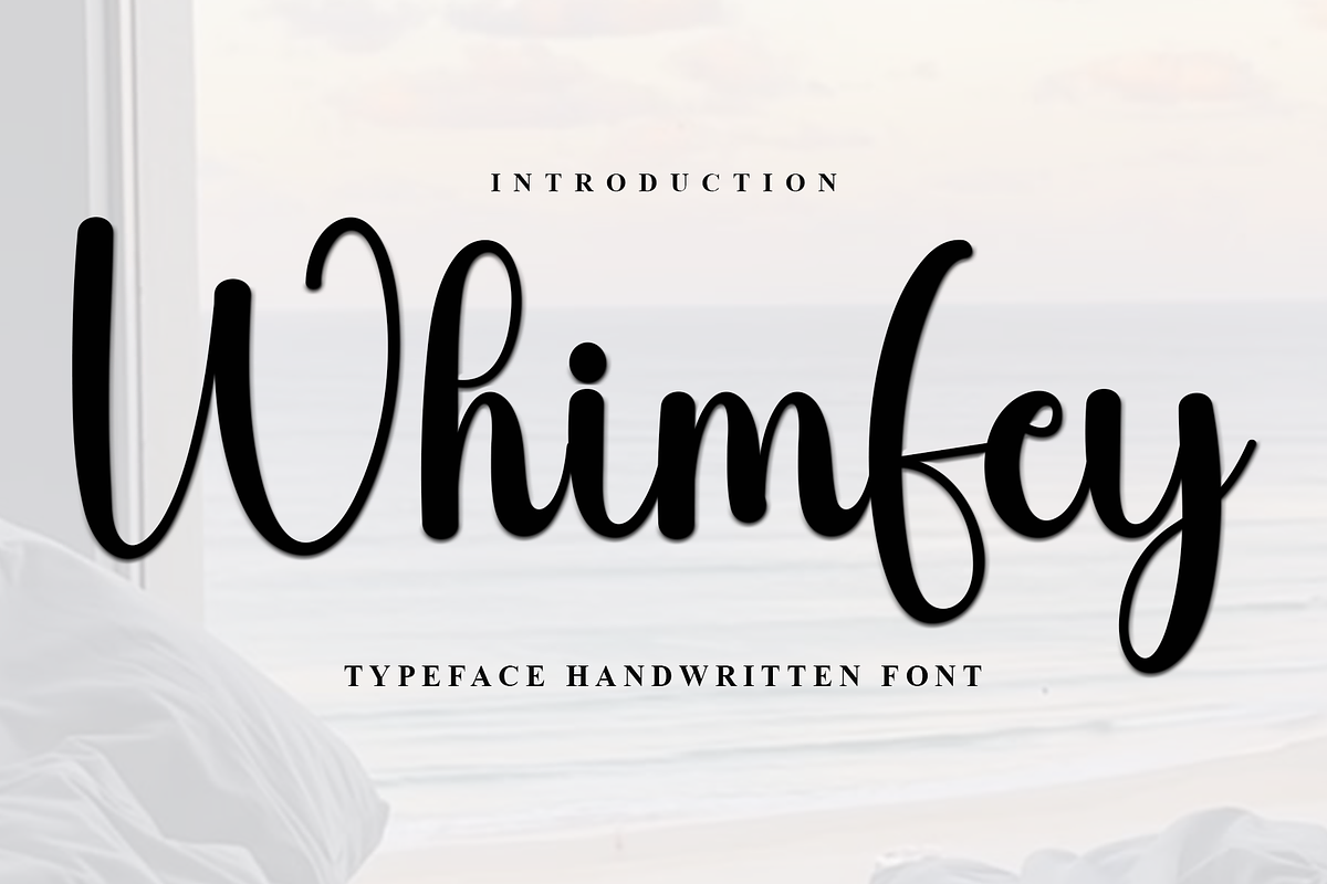 Whimfey, a Handwritten Font by InermediaSTUDIO (Photo 1 of 8)