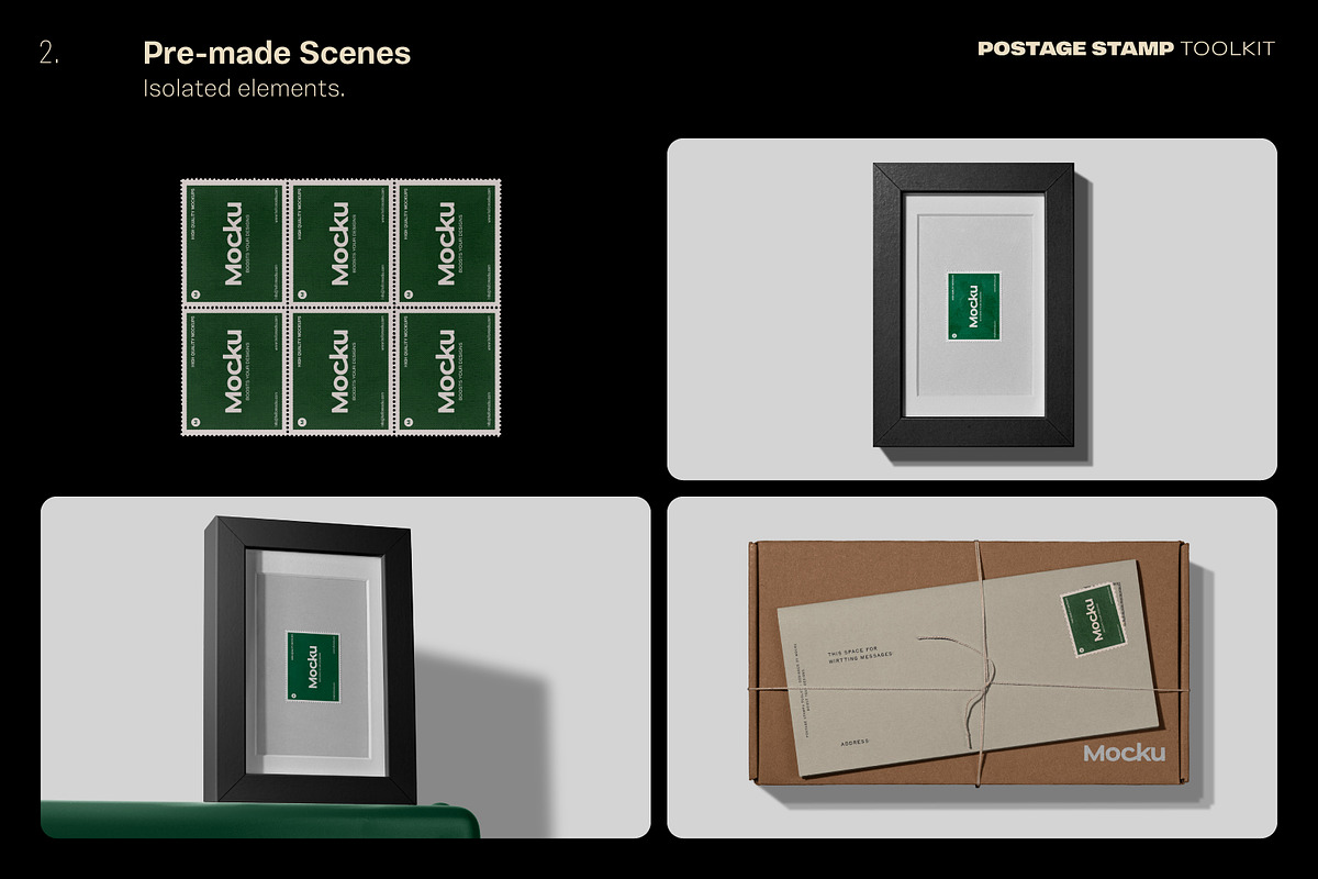 Postage Stamp Toolkit, a Packaging Mockup by Mocku (Photo 9 of 22)