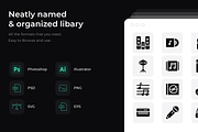 50 Music icons, an Outline Icon by Wencory (Thumbnail 1 of 2)