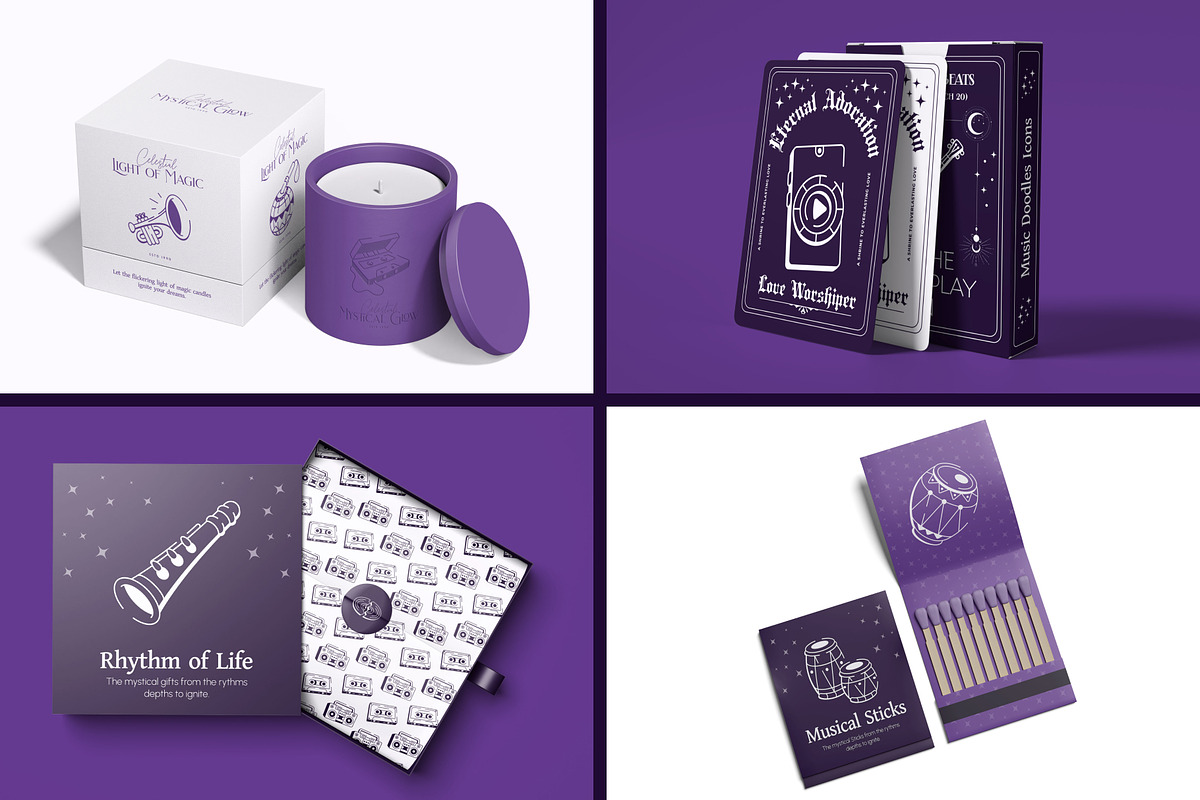Music Doodle Icon Set, an Outline Icon by Vectors Market (Photo 4 of 8)