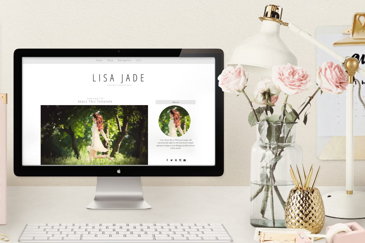 Blogger Template -Simple Grey - Jade, a Templates & Theme by BD Web Studio (Photo 3 of 4)