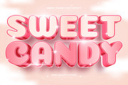 Sweet Candy Editable Text Effect, a Layer Style Add-On by Niestart Creation (Thumbnail 2 of 2)