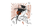 Wild west set, a Person Illustration by Anastasy_helter (Thumbnail 15 of 16)