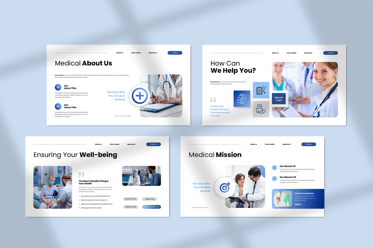 Medical Healthcare Template ( PPTX ), a Presentation Template by TemplateFolio-Shop (Photo 4 of 7)