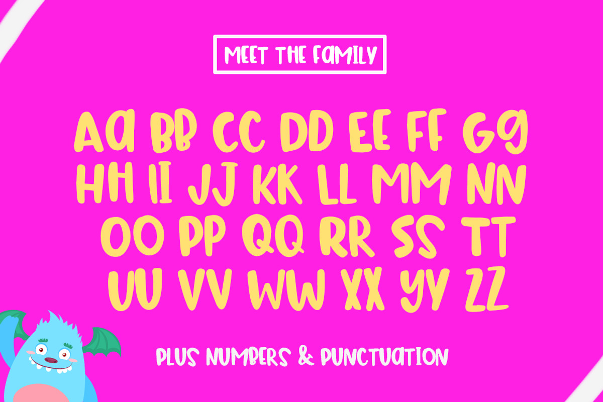 The Bouncy Font preview 2