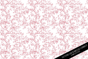 Floral Toile de Jouy Digital Paper, a Pattern Graphic by Chromolume Studio (Thumbnail 12 of 15)