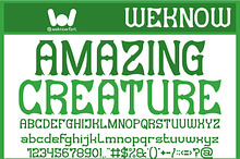 Amazing Creature font