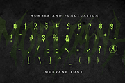 Morvanh - Death Metal Font, a Blackletter Font by Masyafi Studio (Thumbnail 4 of 9)
